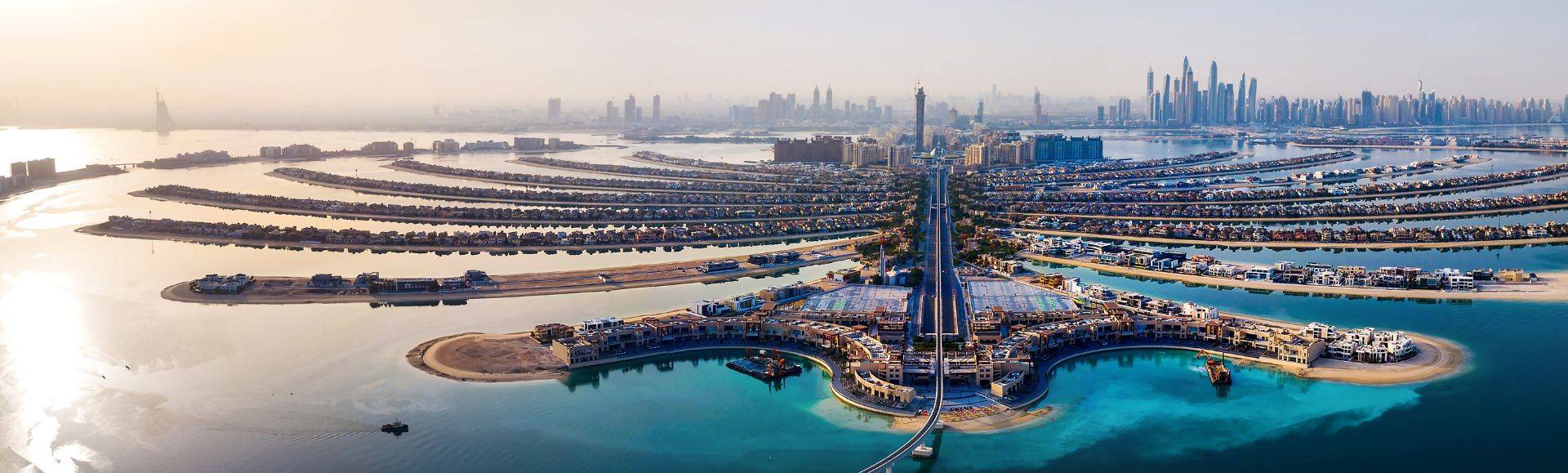 Dubai Skyline at sunset 