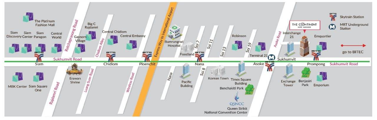 The Continent Hotel Bangkok by Compass Hospitality