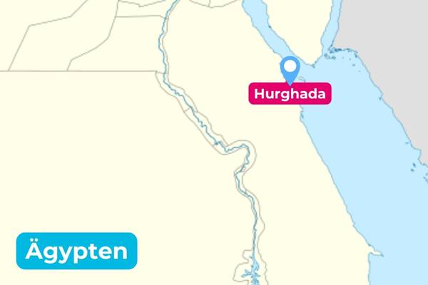 Hurghada Karte - Capital Holidays  Hurghada Karte - Capital Holidays