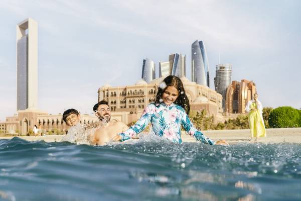 Emirates Palace family swim
